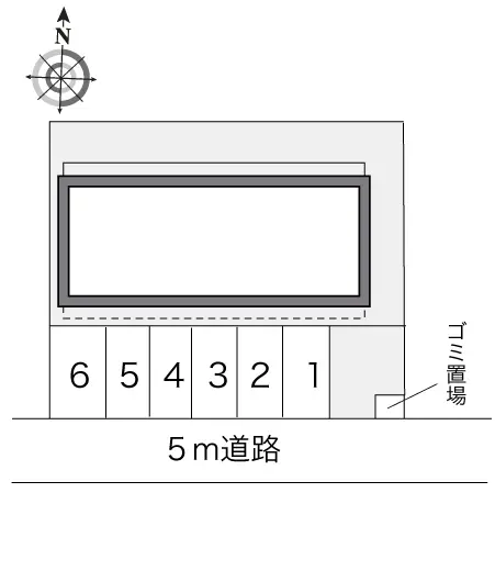 ★手数料０円★岐阜市西川手１丁目　月極駐車場（LP）